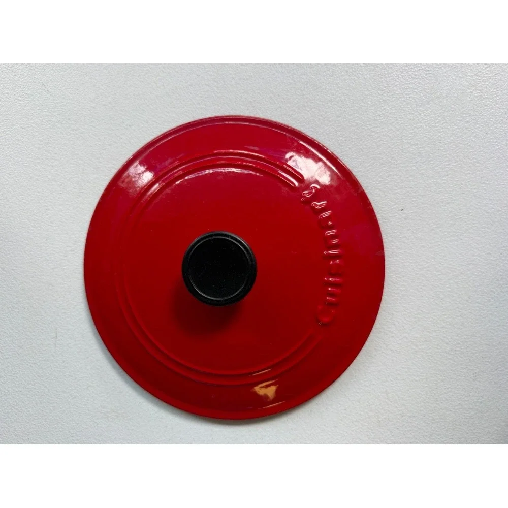 Cuisinart Red Cast Iron‎ Enamel LID ONLY 3.0 Qt (2.9 L) Dutch Oven Replacement